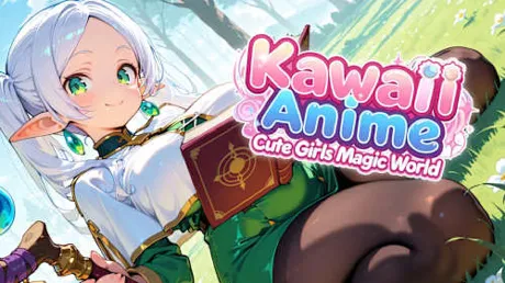 Portada de Kawaii Anime: Cute Girls Magic World