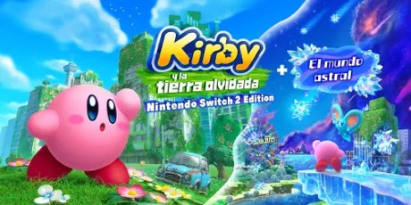 Portada de Kirby y la tierra olvidada – Nintendo Switch 2 Edition + El mundo astral