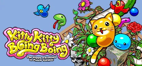 Portada de Kitty Kitty Boing Boing: the Happy Adventure in Puzzle Garden!