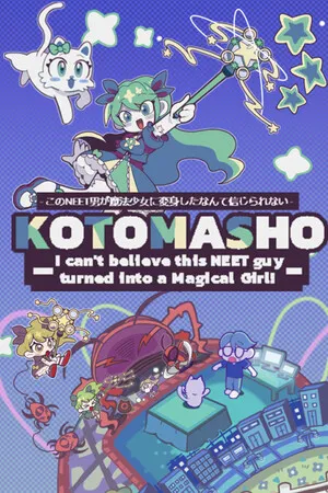 Portada de KOTOMASHO: I Can't Believe This NEET Guy Turned Into a Magical Girl!