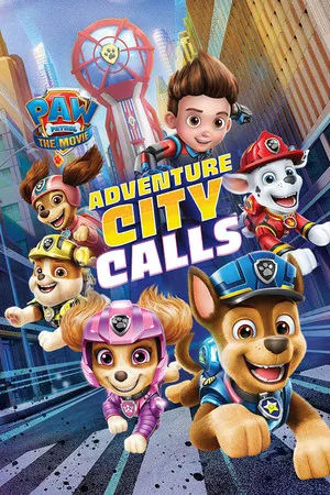 Portada de La Patrulla Canina: La película La llamada de Ciudad Aventura
