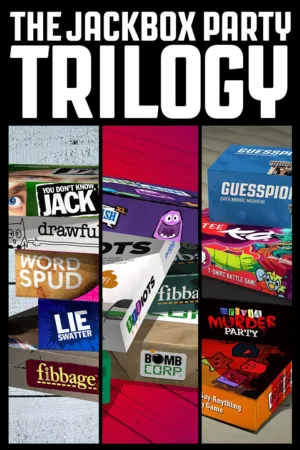 Portada de La Trilogía de juegos para fiestas Jackbox