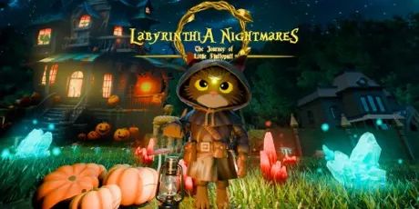 Portada de Labyrinthia Nightmares: THE JOURNEY OF LITTLE FLUFFYPUFF
