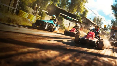Portada de Lawn Mower Racing