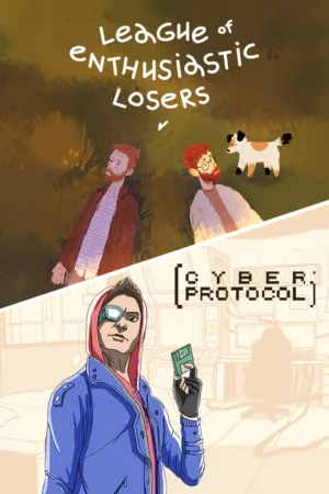 Portada de League of Enthusiastic Losers + Cyber Protocol