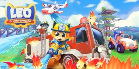 Portada de Leo: El Gato Bombero