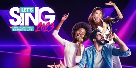 Portada de Let's Sing 2023 incluye Canciones Españolas