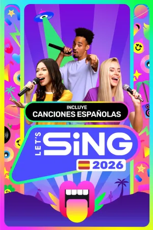 Portada de Let's Sing 2026 con éxitos de España