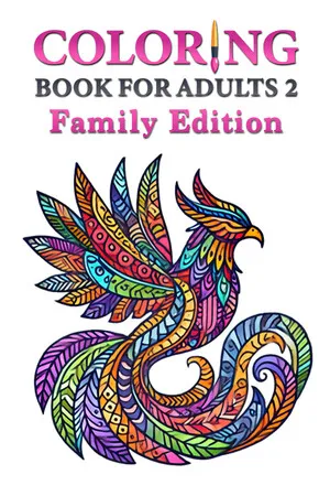 Portada de Libro para colorear para adultos 2 - Edición Familiar