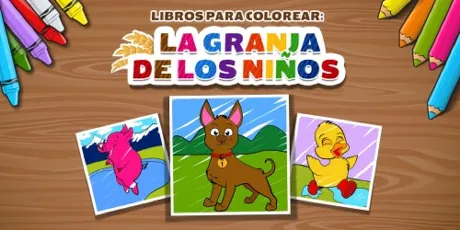 Portada de LIBROS PARA COLOREAR: LA GRANJA DE LOS NIÑOS (KIDS: FARM COLOURING)