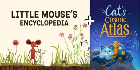 Portada de Little Mouse's Encyclopedia + Cat's Cosmic Atlas