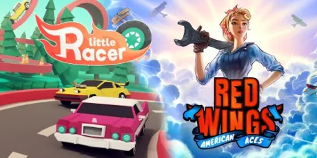 Portada de Little Racers + Red Wings: American Aces