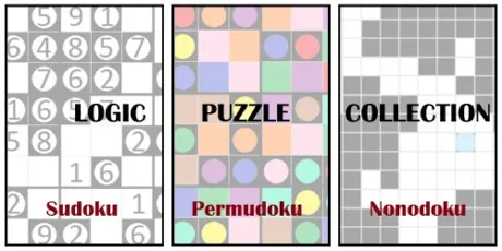 Portada de Logic Puzzle Collection: Sudoku - Permudoku - Nonodoku