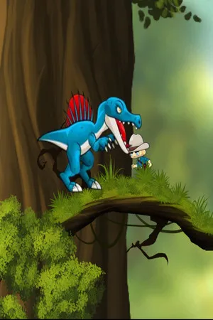 Portada de Lost with Dinosaurs