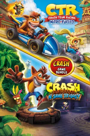 Portada de Lote de Crash Bandicoot: N. Sane Trilogy + CTR Nitro-Fueled