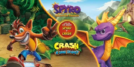 Portada de Lote de los Juegos Spyro + Crash Remasterizados