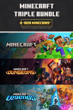 Portada de Lote triple de Minecraft for PC