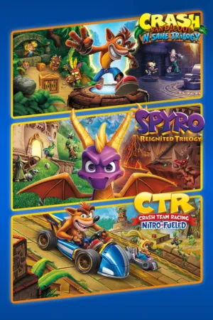 Portada de Lote Triple juego Crash + Spyro