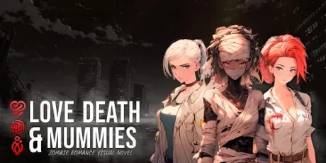 Portada de Love, Death & Mummies: Zombie Romance Visual Novel