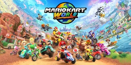 Portada de Mario Kart World