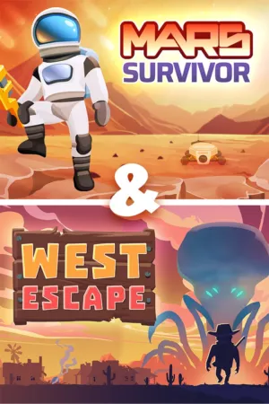 Portada de Mars Survivor & West Escape