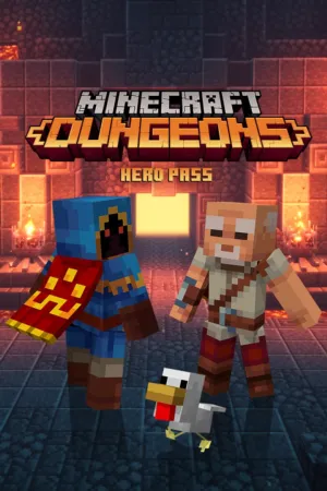 Portada de Mejora: Pase de héroe de Minecraft Dungeons - Windows 10