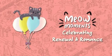 Portada de Meow Moments: Celebrating Renewal & Romance