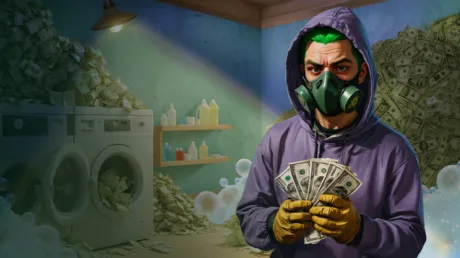 Portada de Money Laundering Simulator