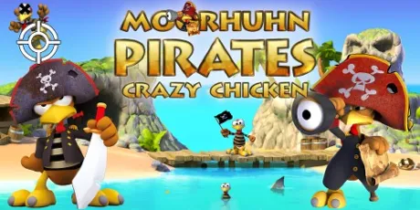 Portada de Moorhuhn Pirates - Crazy Chicken Pirates