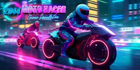 Portada de Moto Racer 2044 Game Simulator