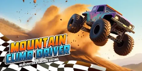 Portada de Mountain Climb Driver: Real Physics Arcade Racing