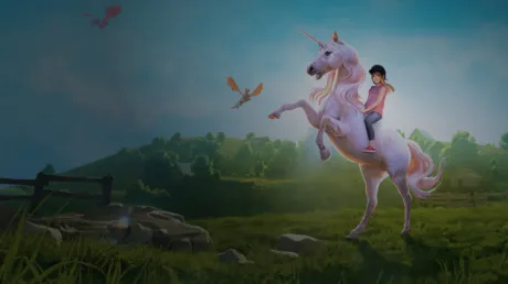 Portada de My Fantastic Ranch: Unicorns & Dragons