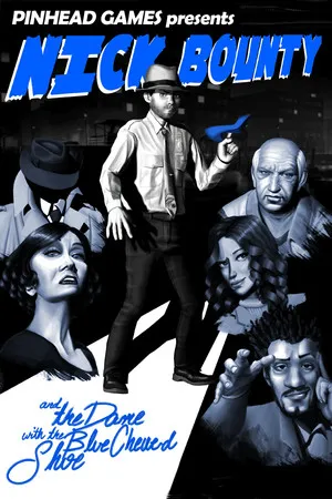Portada de Nick Bounty and the Dame with the Blue Chewed Shoe