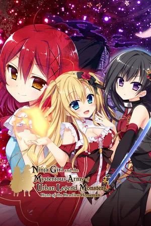 Portada de Ninja Girl and the Mysterious Army of Urban Legend Monsters! ~Hunt of the Headless Horseman~