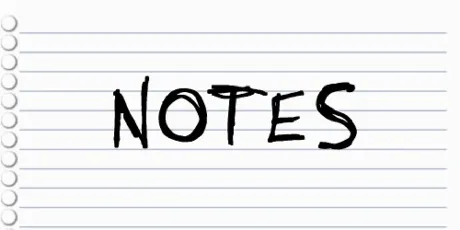 Portada de Notes