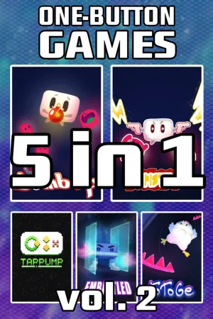 Portada de One Button Games 5-in-1 vol. 2 (Windows)