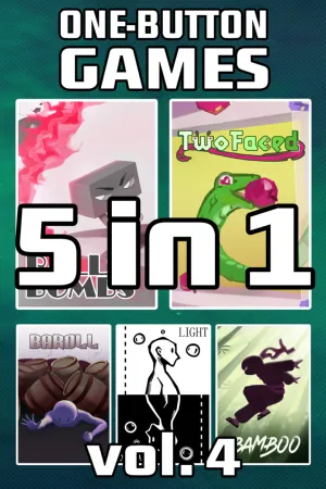 Portada de One Button Games 5-in-1 vol. 4 (Windows)