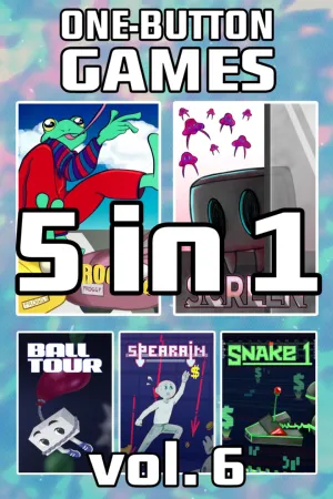 Portada de One Button Games 5-in-1 vol. 6 (Xbox One)