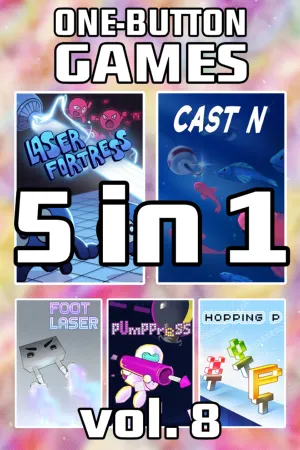 Portada de One Button Games 5-in-1 vol. 8 (Xbox One)