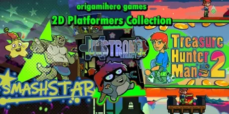Portada de origamihero games 2D Platformer Collection