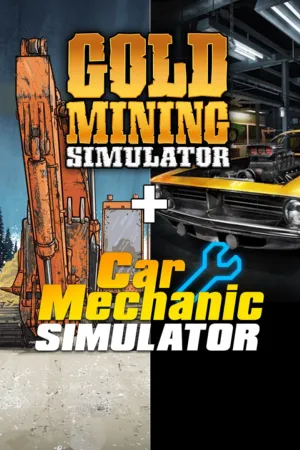 Portada de Pack de Simuladores: Car Mechanic Simulator y La fiebre del oro [Gold Mining Simulator] (PAQUETE DOBLE)