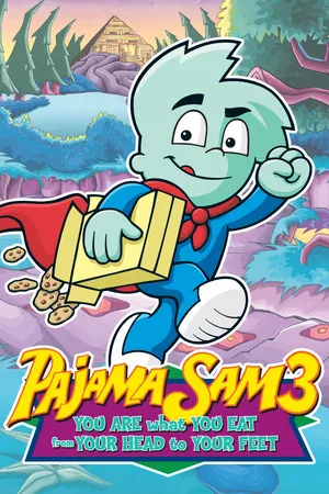 Portada de Pajama Sam 3: You Are What You Eat From Your Head To Your Feet