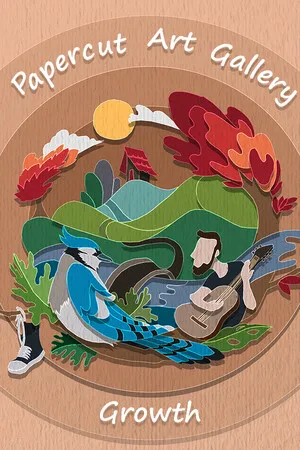 Portada de Papercut Art Gallery-Growth