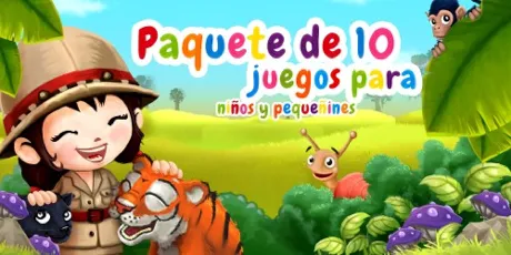 Portada de Paquete de 10 juegos para niños y pequeñines
