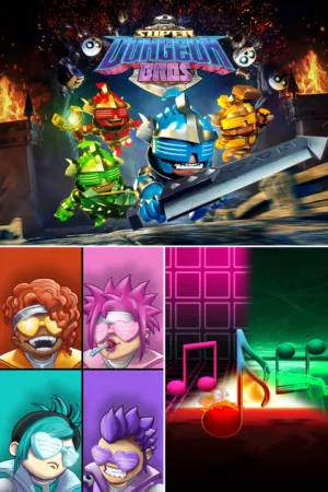 Portada de Paquete MEGA de Super Dungeon Bros