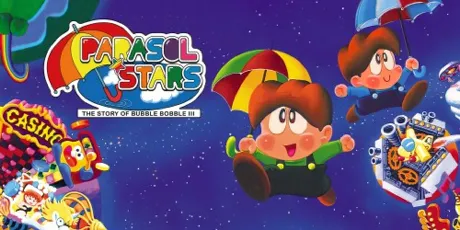 Portada de Parasol Stars - The Story of Bubble Bobble III