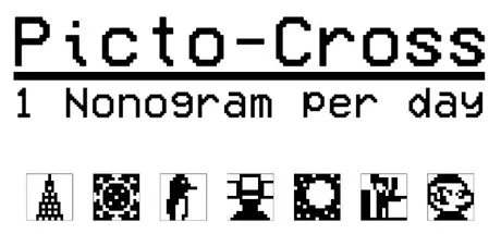 Portada de Picto-Cross: 1 nonogram per day