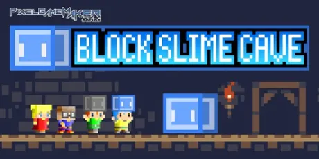 Portada de Pixel Game Maker Series BLOCK SLIME CAVE