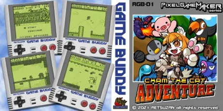 Portada de Pixel Game Maker Series CHAM THE CAT ADVENTURE