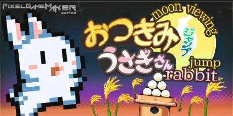Portada de Pixel Game Maker Series Moon Viewing Jump Rabbit